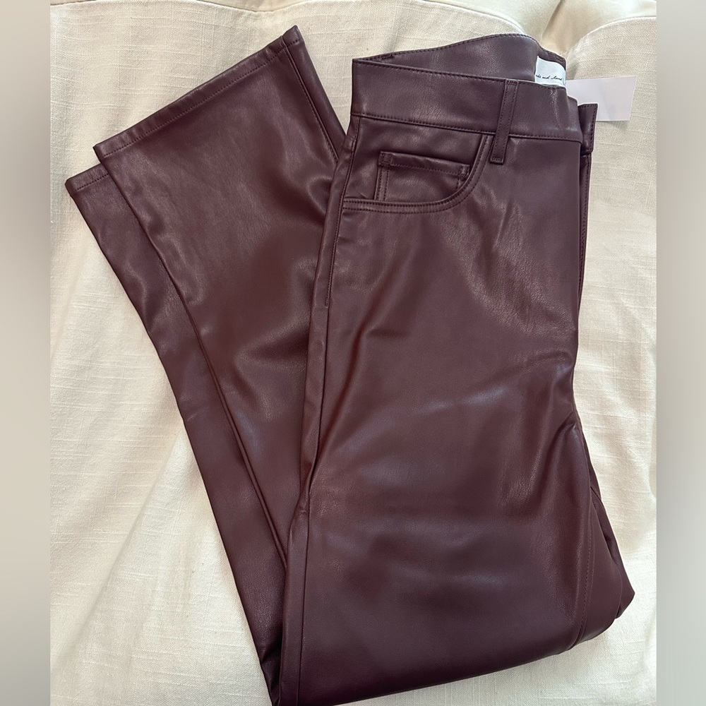 Dark Red LOFT Pants